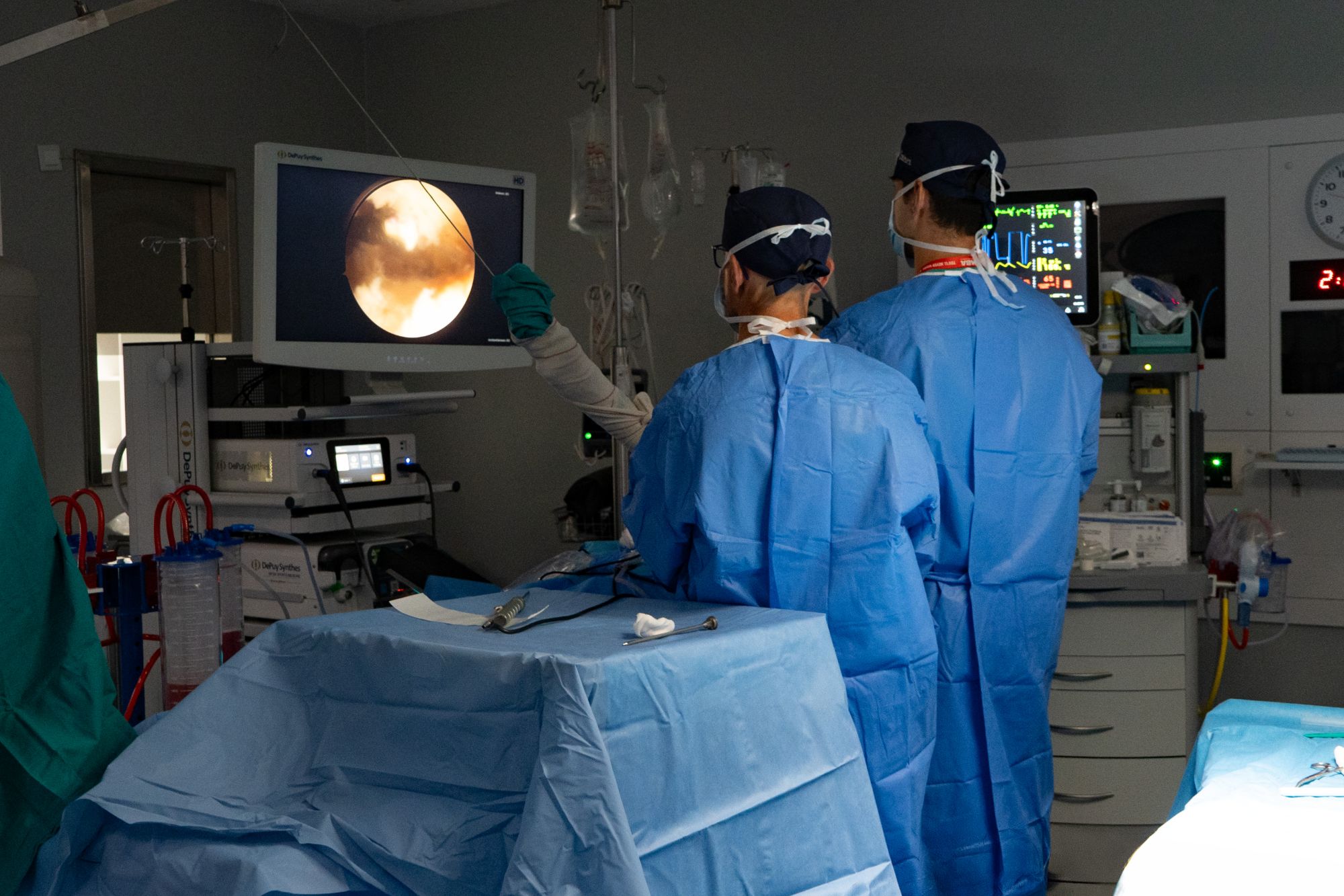 Surgeons in the operating room